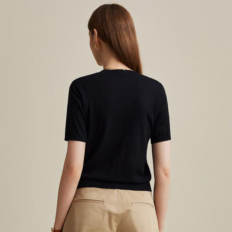 Zhao Jun Women's Merino Wool Half-High Collar Knit Sweater