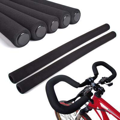 1 Pair Shock Absorbing Soft Mountain Road Bike Handlebar Grips Bicycles Sponge Cover Handlebar Bar Grips Bike Bar Grips
