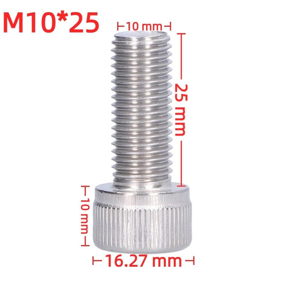 4PCS Stainless Steel Hex Socket Bolt Fastener Hardware  for Engineering, Construction and DIY
