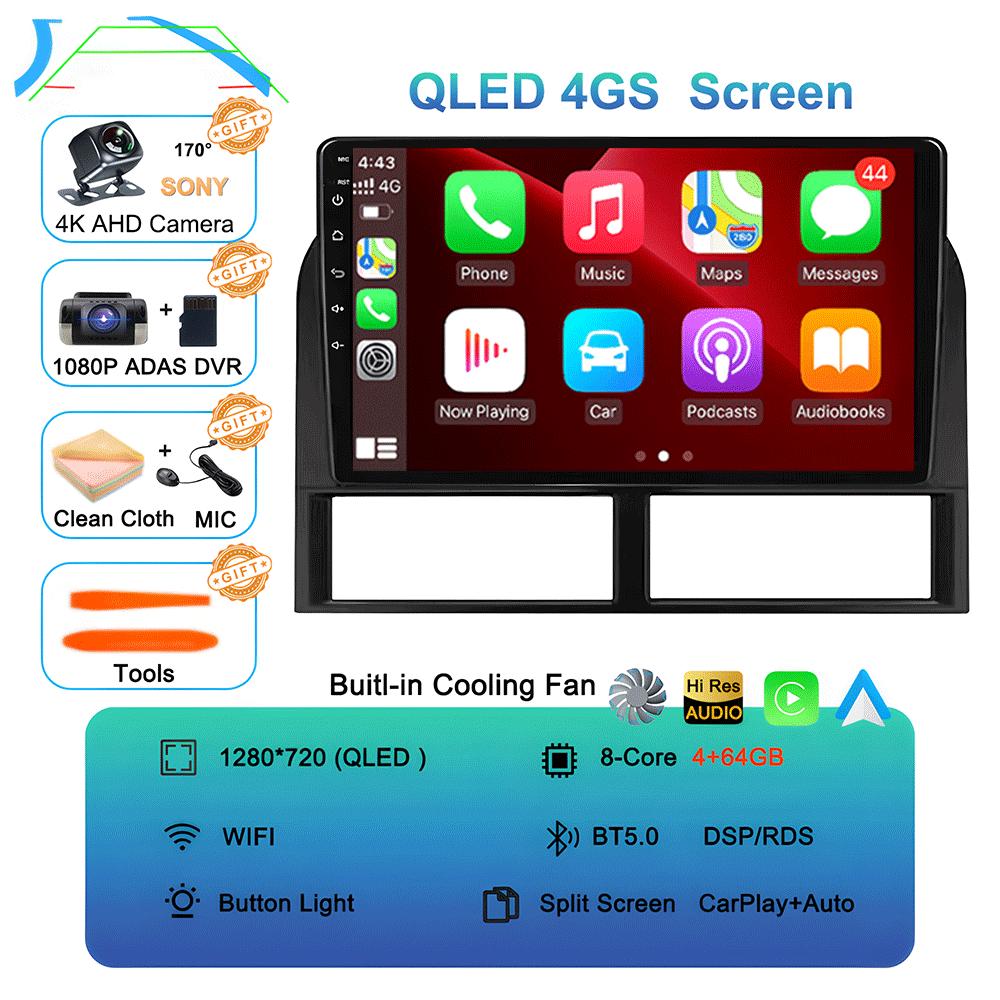 Android 14 Pentru Jeep Grand Cherokee II WJ 1998 - 2004 Radio Auto Player Multimedia Video Navigație GPS QLED IPS Nu 2din DVD 2 din
