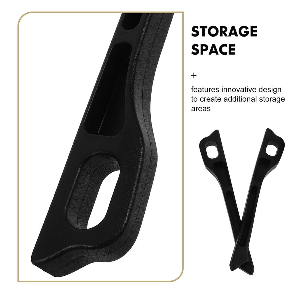 LIFKOME Gap Seat Side Storage Prevents Small Items from Seat and Passenger Convenient Accessory Cushions, Soft, 2-Pack, Black, Cushions, Space,