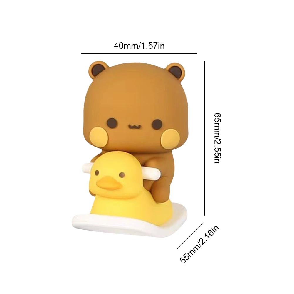 6.5cm Bubu Dudu Figure Model Bubu Dudu Panda Bear Figure Toys Cute Action Kawaii Bear Panda for Kids Birthday Christmas Gift