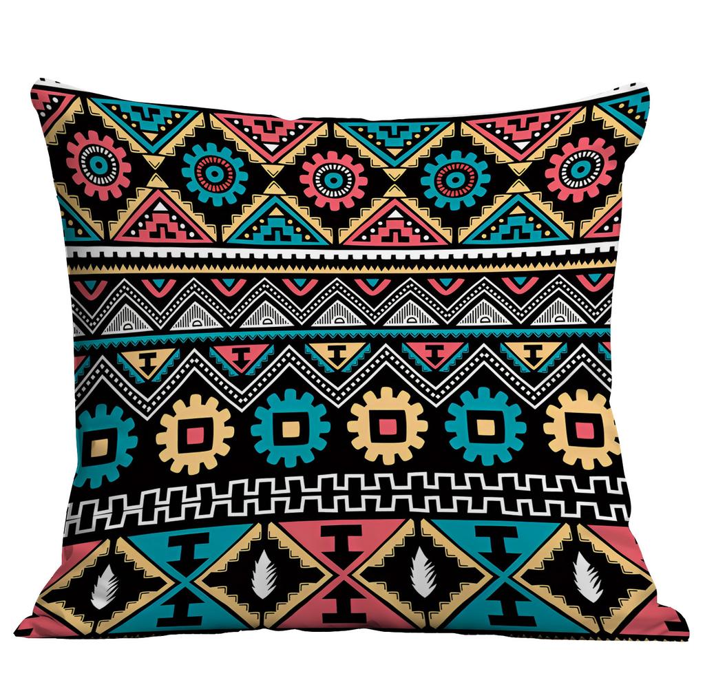 Bohemian Ethnic Style Pillow Cover Living Room Sofa Cushion Hotel Teahouse Pillow Cushion Cover Premium Durable