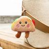 Doll Pendant Keychain Cartoon Style Sandwich Plush Keyring Car Key Holder Pendant Backpack Accessories