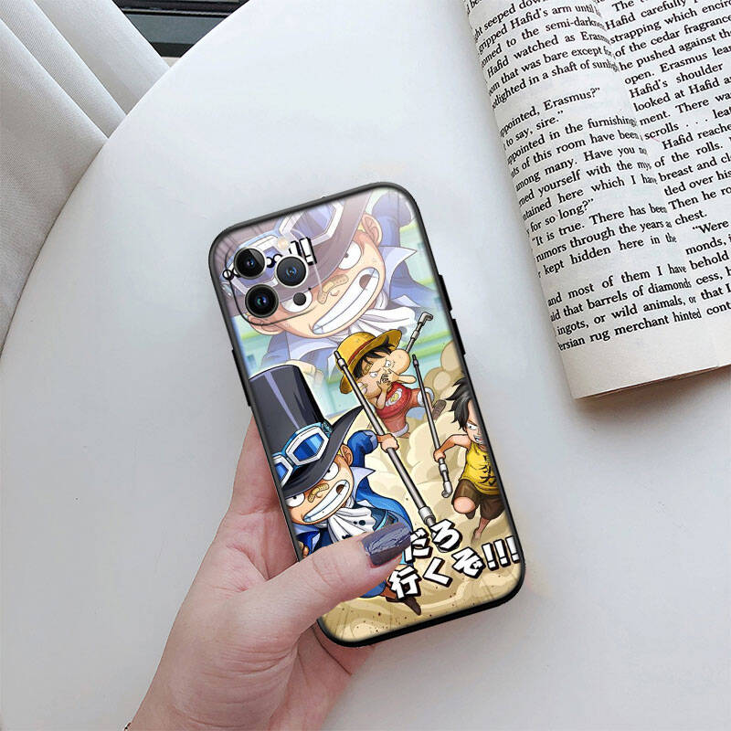 MH122 One Piece Sabo Phone Shell Case for Redmi Note 8 9 10 11 11S 10C 10X 10A 10T 9A 9C 9T 9S 8T Pro Max Plus Prime