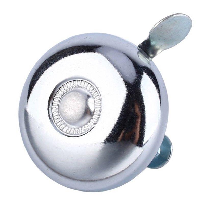 Classic Retro Metal Ring Bike Bicycle Cycling Handlebar Bell Sound Alarm Silver