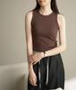 Spring and summer threaded belly button vest women's outer wear slim and thin Korean version suspender bottoming shirt sleeveless top