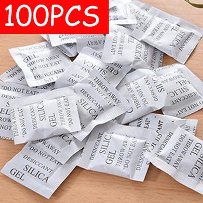 Confezioni da 100-300 Pezzi Essiccante in Gel di Silice Non Tossico Assorbitore di Umidità Deumidificatore Per Stanza Vestiti Conservazione Cibo Utensili da Cucina