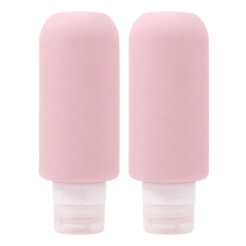 200ml Silicone Bottle Refillable Bottle Lotion Shower Gel Shampoo Container Empty Bottle Portable Travel Accessories Wholesale