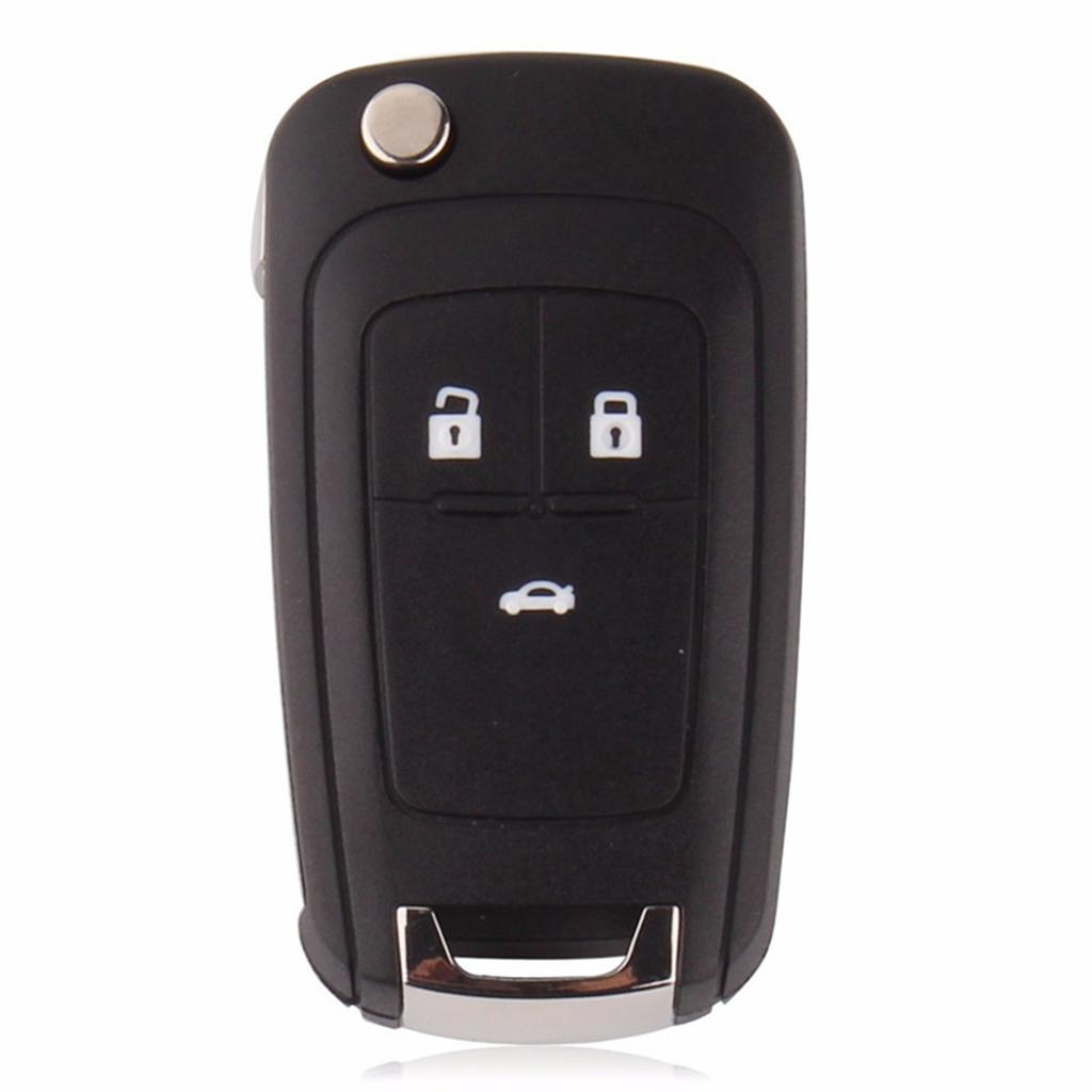 3 Button Flip Key Shell for Opel for Vauxhall for Chevrolet for Buick