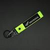Embroidery Car Logo Key Rings Keyring Keychain For Honda NSS350 CM300 CB500 CB650R CB190 Motorcycle Decoration Accessories FL3