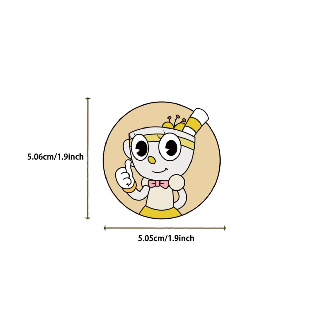 52PCS Dandys World Stickers Colorful Painted Cute Cartoon Animation Cup Laptop Mobile Phone Luggage Decoration Stickers