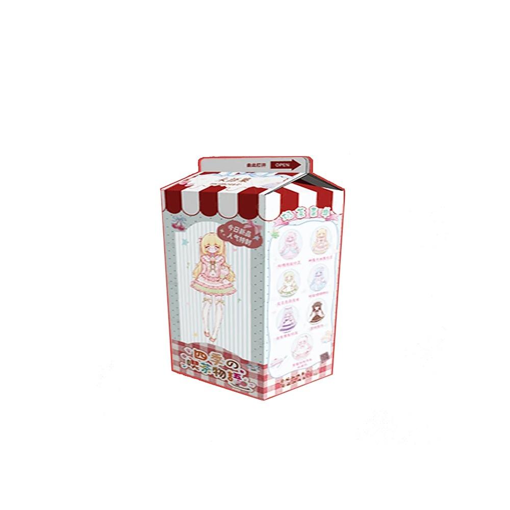 История чаепития в течение четырех сезонов Сюрприз-бокс Momotale BJD Мешок-сюрприз Милая девочка Фигурка-экшен Коробка-сюрприз Игрушки