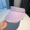 Sun Hat Women'S Uv Protection Sun Hat Summer Empty Cap Large Brim Outdoor Cycling Face Shade Hat Woman