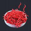 Vermi Artificiali Lombrico Rosso Dendrobena Fango 3,5 Cm 100X