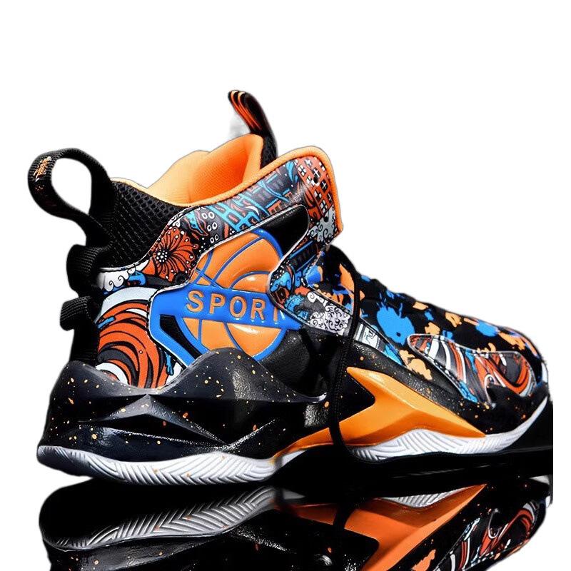 Youth Sports Shoes Men's Summer 2025 New Men's Shoes Basketball Shoes Junior High School Students Actual Training Sneakers Women's Shoes