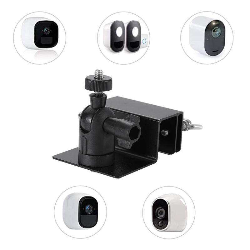 Sustainable Solar Panel Aluminum Bracket Rack Holder for Gutter Mounting Adjustable Angle Designing for Security Cameras
