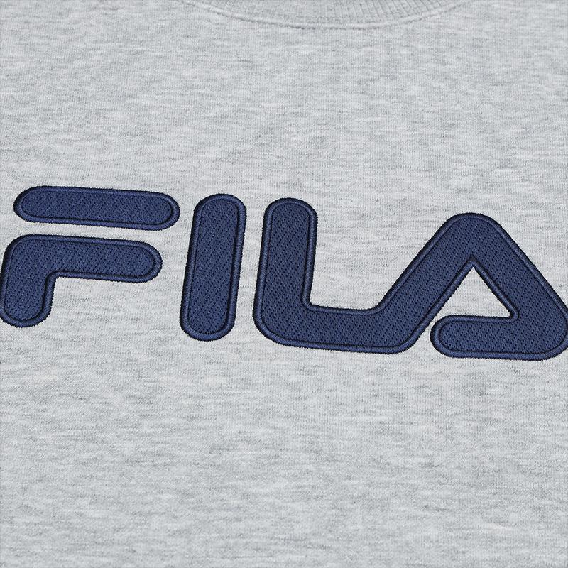 FILA Original Pullover Fleece Fashion Classic Versatile Soft Comfortable Loose Sweatshirt Unisex sweatshirt F51U549202F-MG