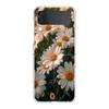 Transparent Phone Case For Samsung Galaxy Z Flip 3 4 5 6 7 Hard Folding PC Z Flip3 Flip4 Cover Soft Pale Little Flower