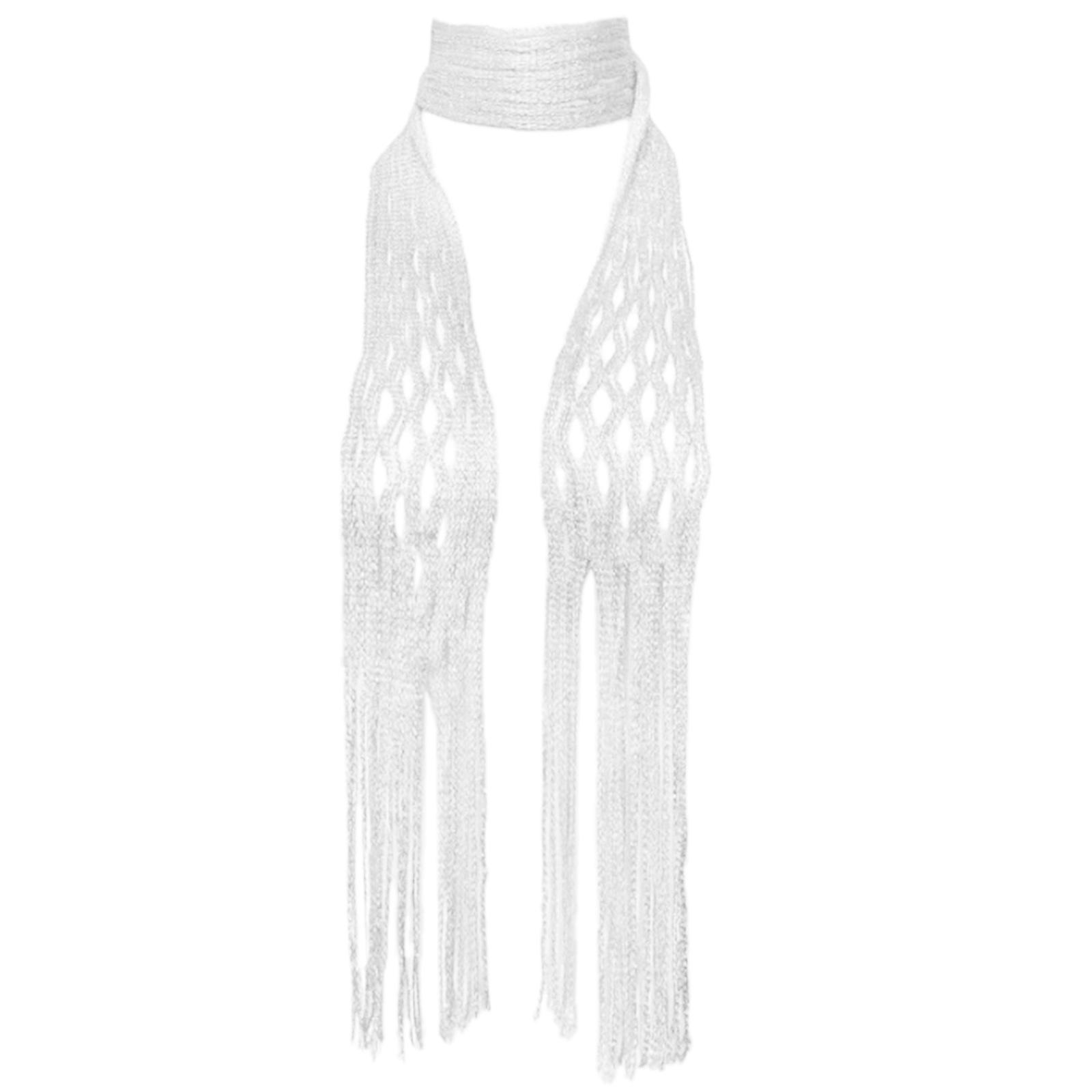 

Вязаный шарф для женщин, длинный узкий пояс, галстук, шейный платок, реквизит для фотосессий для девочек, длинный шейный платок, узкий шарф, галстук