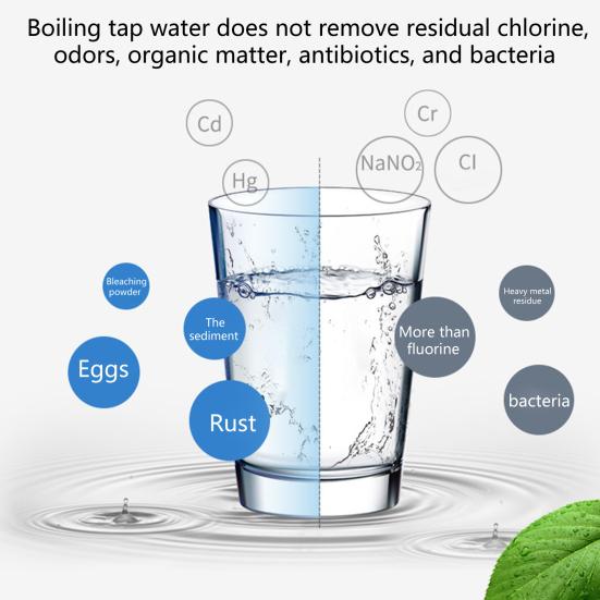 2Pcs Water Filter No Odor Universal PP Harmful Chemicals Absorption Filter Cartridge for Home