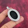 Shungite Pendant, 925 Solid Sterling Silver Gemstone Jewelry, Handmade Pendant, For Thanksgiving