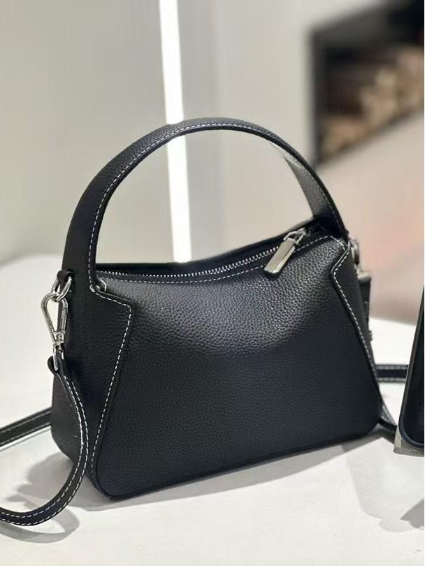Women's Spring/Summer 2025 High-End Genuine Leather Crossbody Handbag