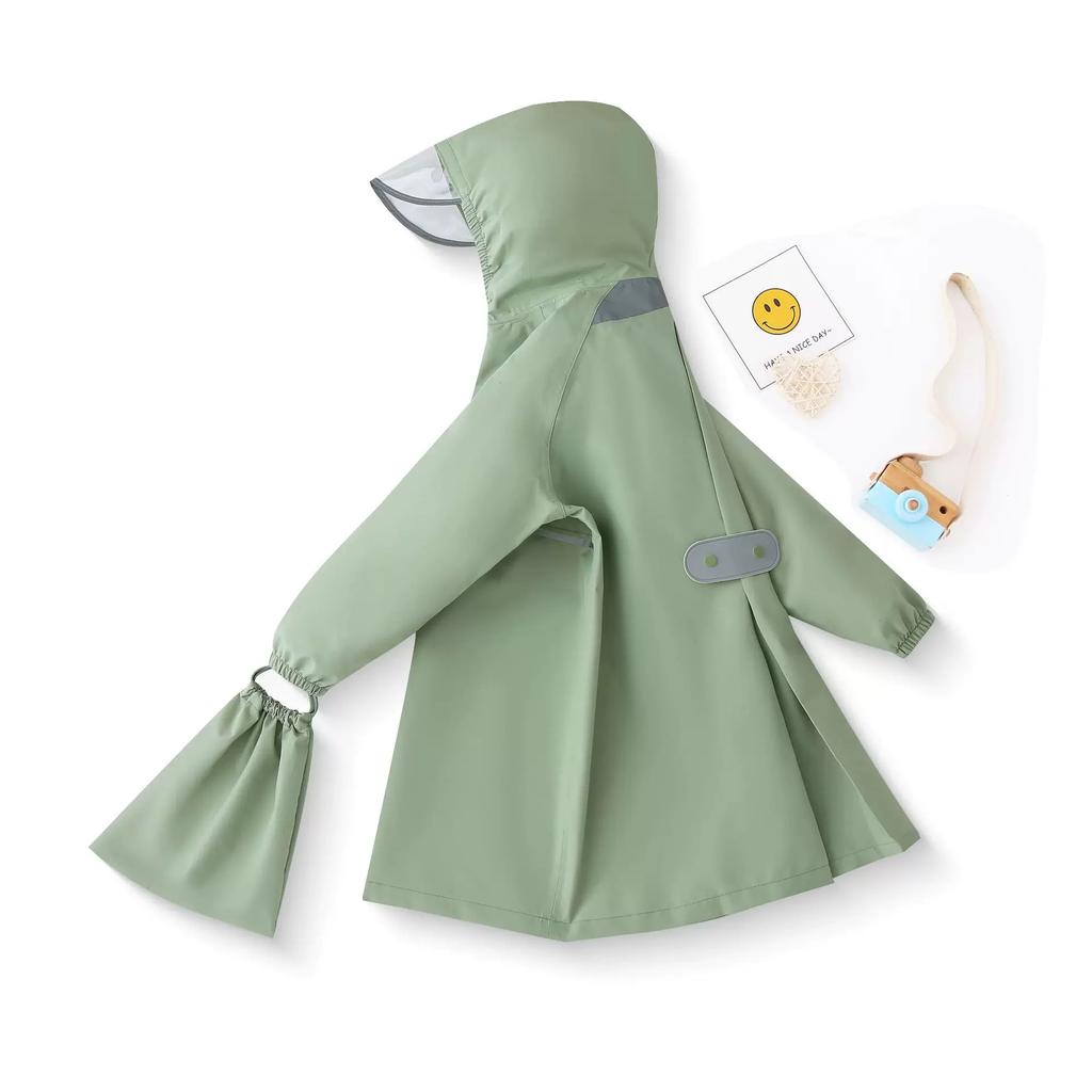2026 New Model Full-Body Waterproof Children's Raincoat for Boys and Girls, Suitable for Primary School Students, with a Dedicated Backpack