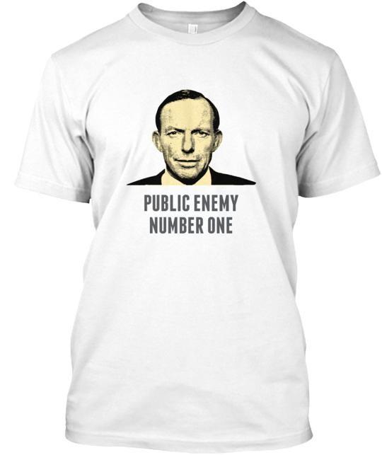 Футболка Тони Эбботт Враг народа номер один Сделано в США Размеры от S до 5XL Унисекс XXL