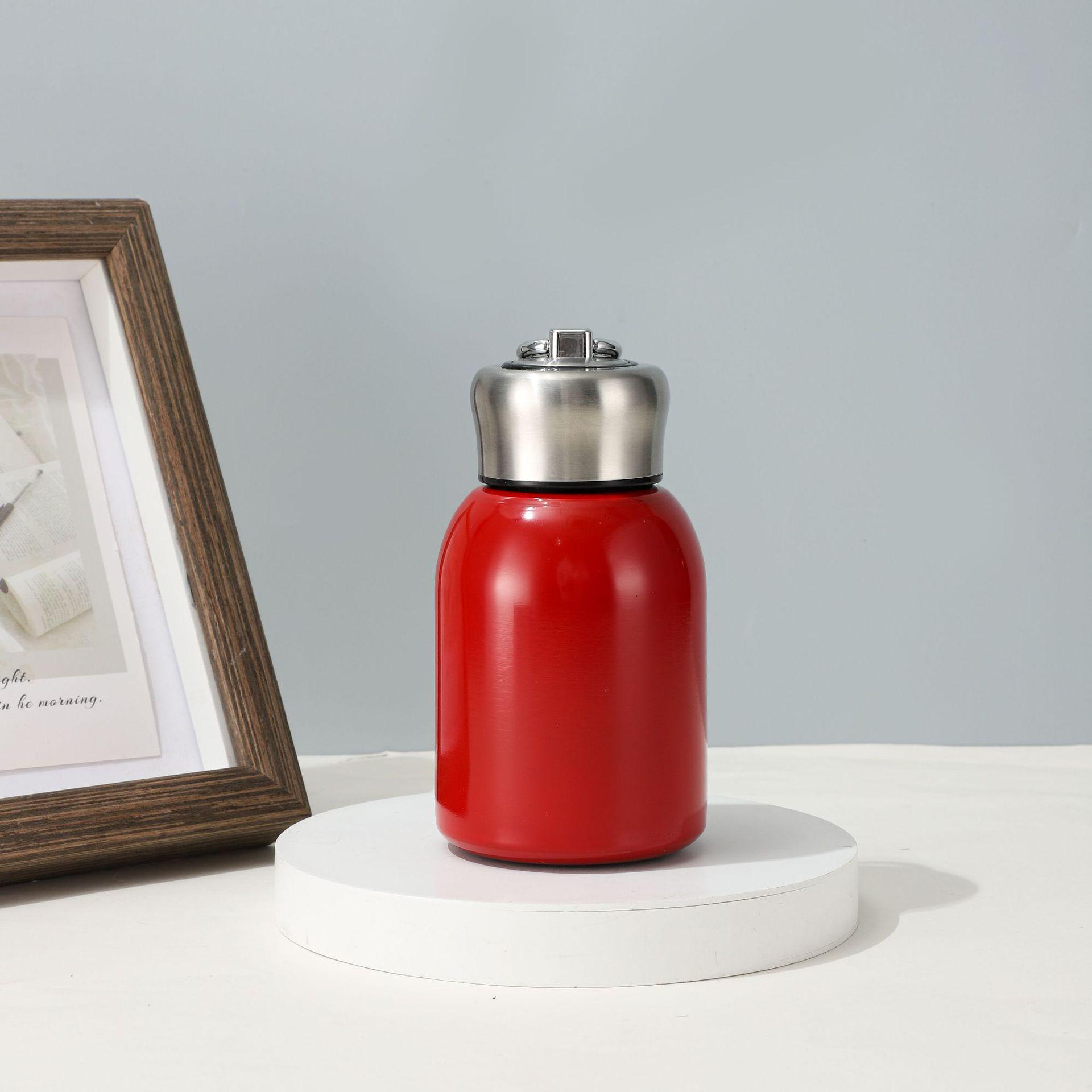 

Frosted Mini Chubby Thermos - 316 Stainless Steel Pocket Cup 300ml