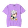 Hot Anime Uzui Tengen Print Hip Hop Short Sleeve Men Women Fashion Summer Cool Casual Outdoor T Shirts Tops