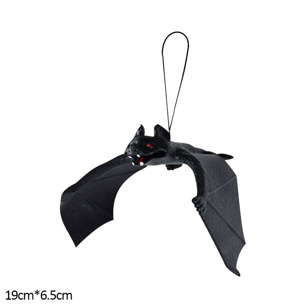 Bats Halloween Party Haunted House Decoration Lifelike Fake Bat Haunted House Horror Props Halloween Hanging Decoration