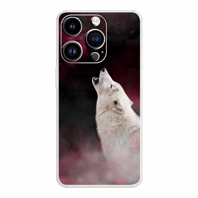 Für iPhone 16 Pro Max Hülle Luxus Silikon TPU Weiche Abdeckung Handyhülle iPhone16 plus 16e Stoßfester Bumper Funda Tiere Hülle