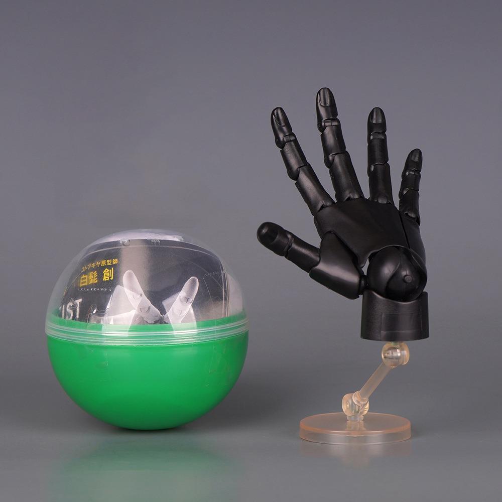 1:2 Scale Human Hand Model Mini Size Twisted Egg Design Palm Model Movable Joints With Posable Fingers Movable Finger Joints