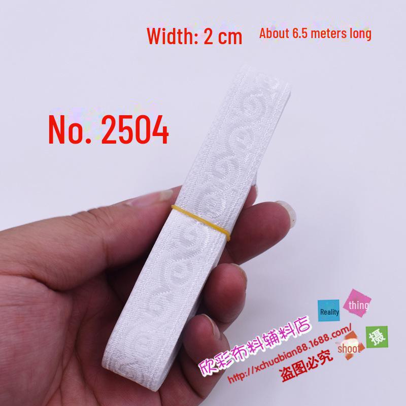 

Лента для вышивки из красного жаккардового кружева - 2 см для аксессуаров сценических костюмов