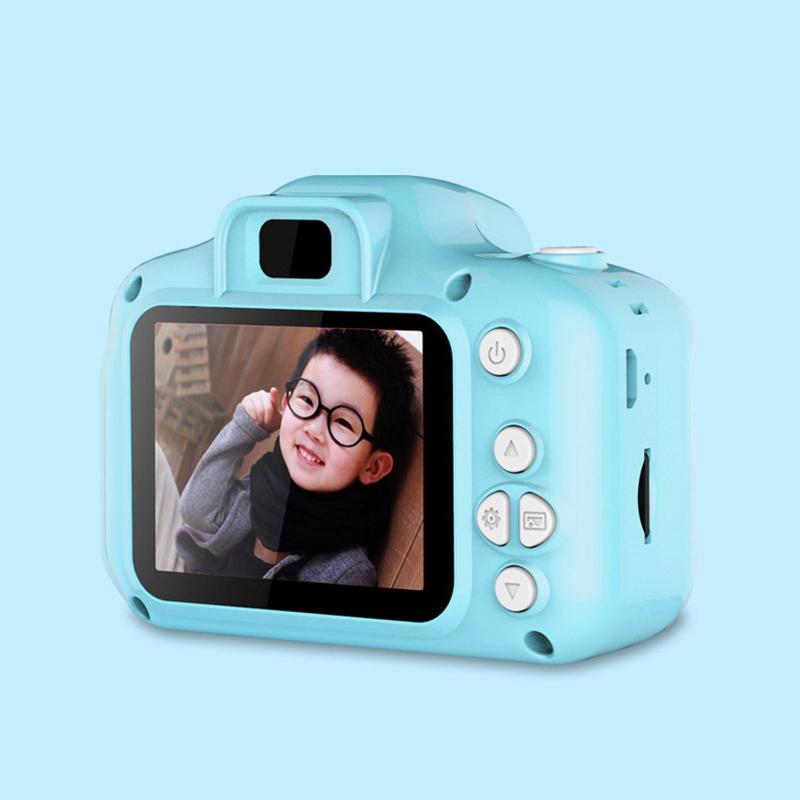 Kids Camera Toys 2 Inch Screen Hd Cartoon Kids Digital Camera Mini Slr Camera Cute Toy For Children Birthday Christmas Gifts