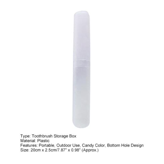 Przenośna turystyka Camping uchwyt na szczoteczki do zębów Case Tube Protect Cover Box