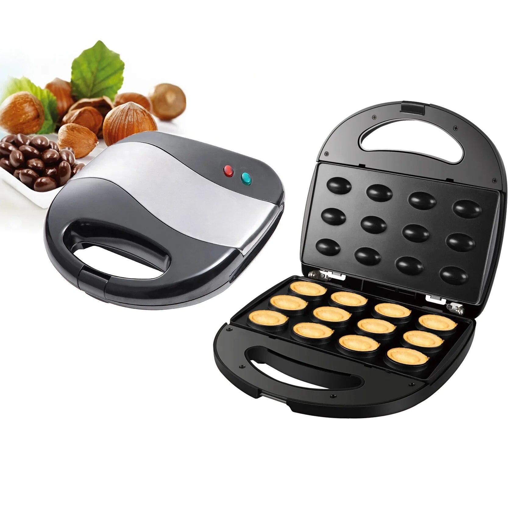 Machine à Donuts 1400W - 16 Trous, Plaques Antiadhésives - Pour Faire Des Beignets Maison Facilement