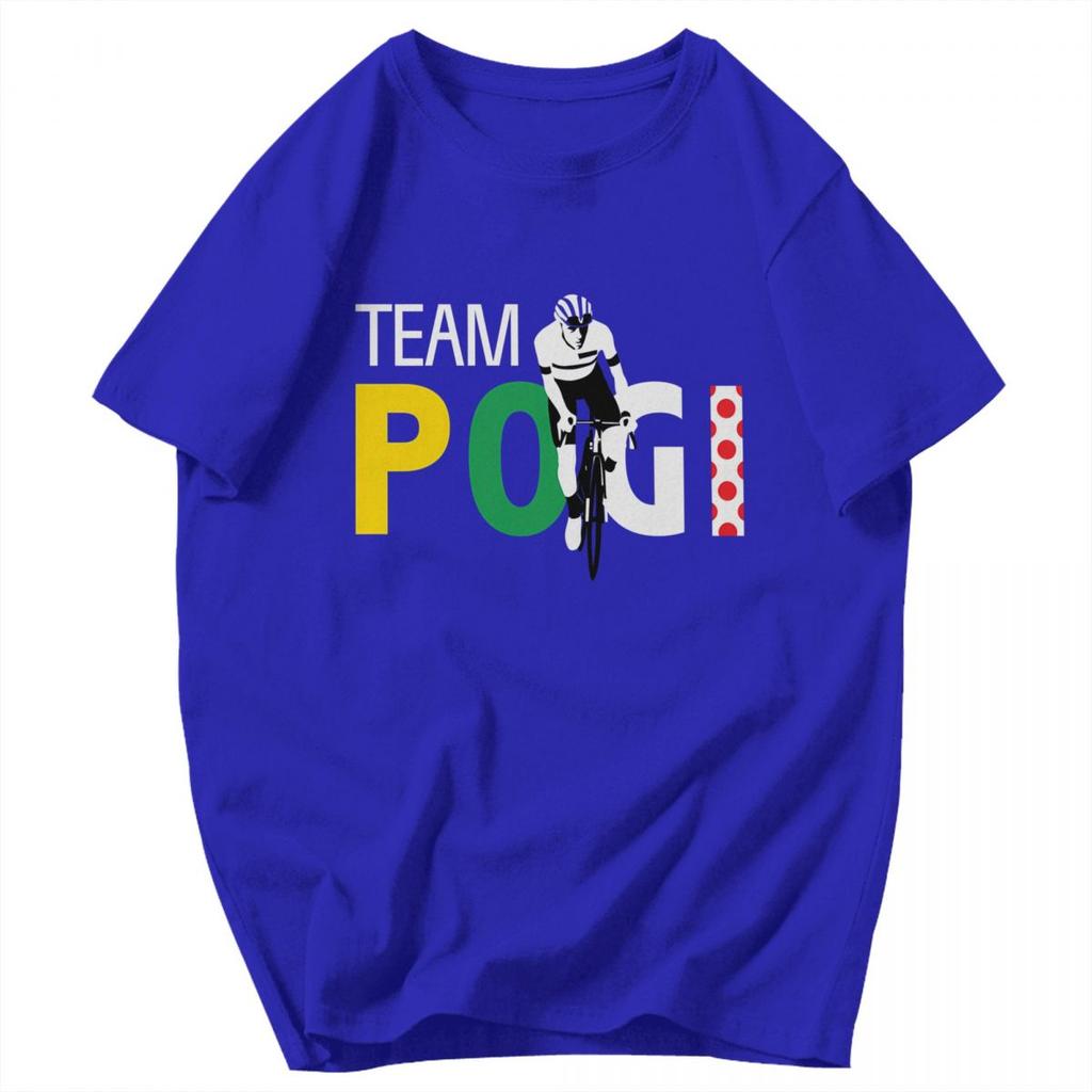 Men T Shirt Team Pogi Tadej Pogacar Tour De France Cotton Y2K Graphic Tees Unisex Clothes T Shirts
