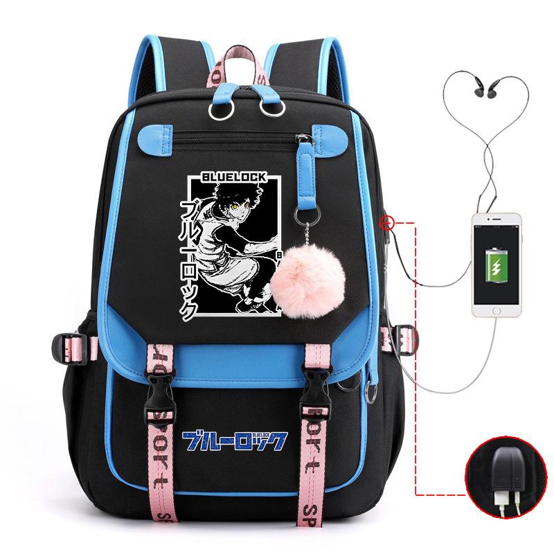 Blue Prison Anime Peripheral Ridge Backpack Seijiro Fashion Student School Bag Large Capacity