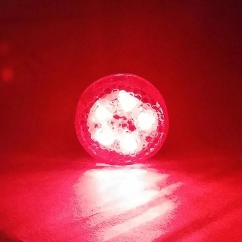 New 2pcs Car Door Safety Anti-collision Warning Light Door Burst Light LED Anti Rear End Sensing Light Door Opening Light