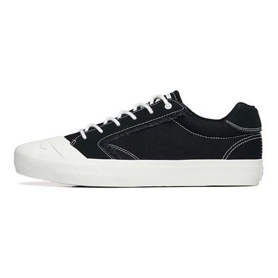 Lifestyle Serie Rutschfeste Langlebige Low-Top Canvas Schuhe Herren Sneaker Schwarz Weiß 112228077S-2