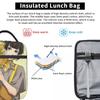 Anime Blue Locks Insulated Lunch Bag for Women Kids Portable Food Boxes Thermal Lunch Box Tote