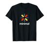 Minimal Techno Music Retro Design Raver EDM Party 90s T-Shirt