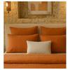 Taie d'oreiller - EDEN - 50 x 70 cm - Double gaze de coton lavé - Toucher ultra doux - Safran