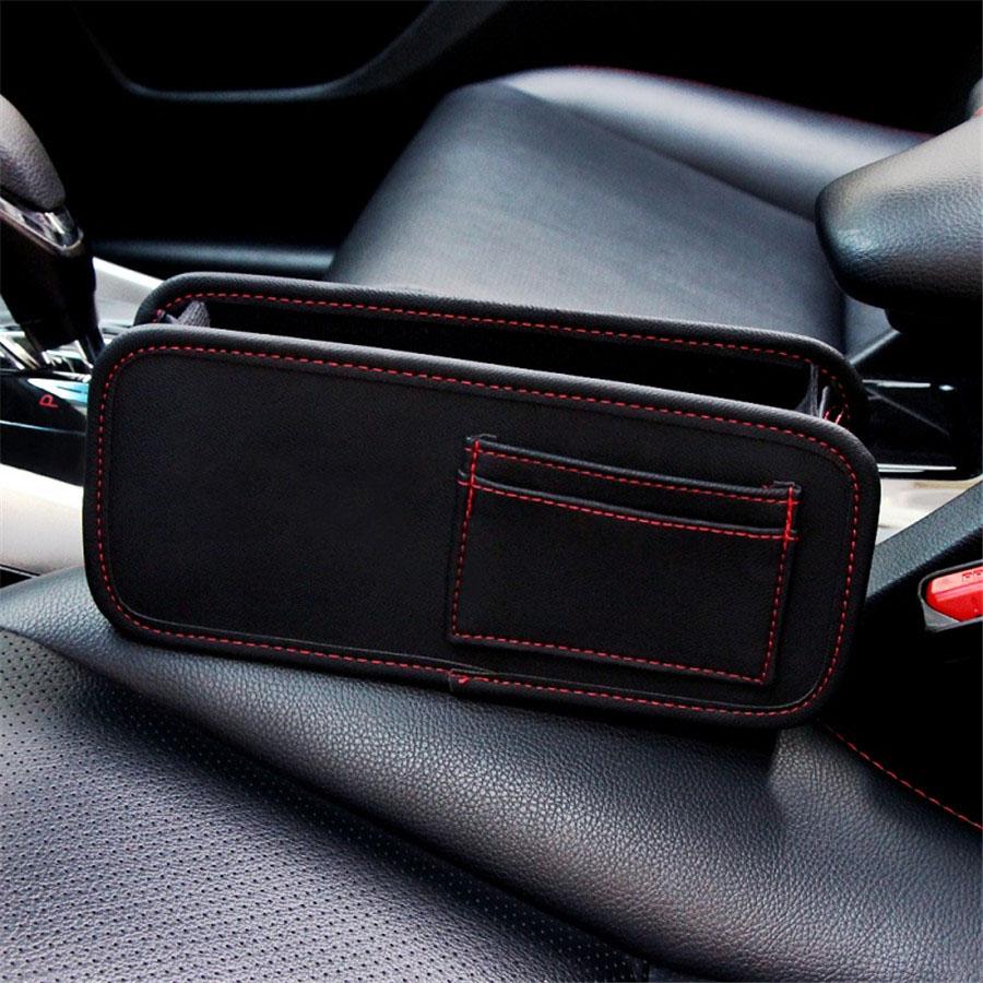 1x Car Seat Crevice Storage Box Seats Gap Organizer Pockets Phone Holder Pocket