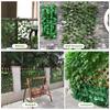 Artificial Ivy Leaves Garland Screen Fence Nature Wood Trellis Fence Greenery Wall Decor Festival Garden Home Party Decor