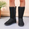 Women Winter New Design Elegant Retro Thick-soled Boots Daily Leisure Flat Non-slip Women Snow Boots Shoes for Women