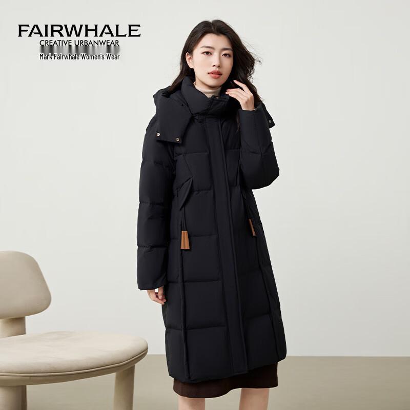 

Женский зимний пуховик Mark Fairwhale 2025 с длинным отстегивающимся капюшоном XL