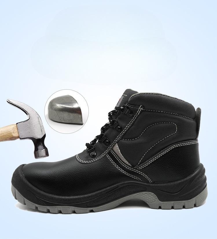 Fashion Wear-resisting Men Work Safety Boots Anti-smash Anti-puncture Work Sneakers Waterproof Boots Indestructible Protective Work Boot